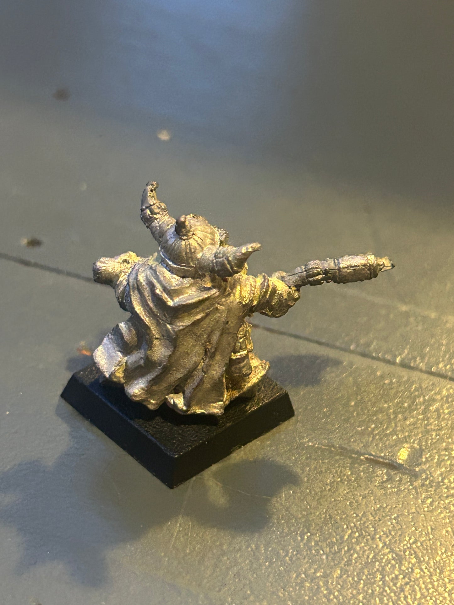 Citadel GW metal Warhammer AD&D ADD31 Dwarf Fighter High Level (needs some cleaning)