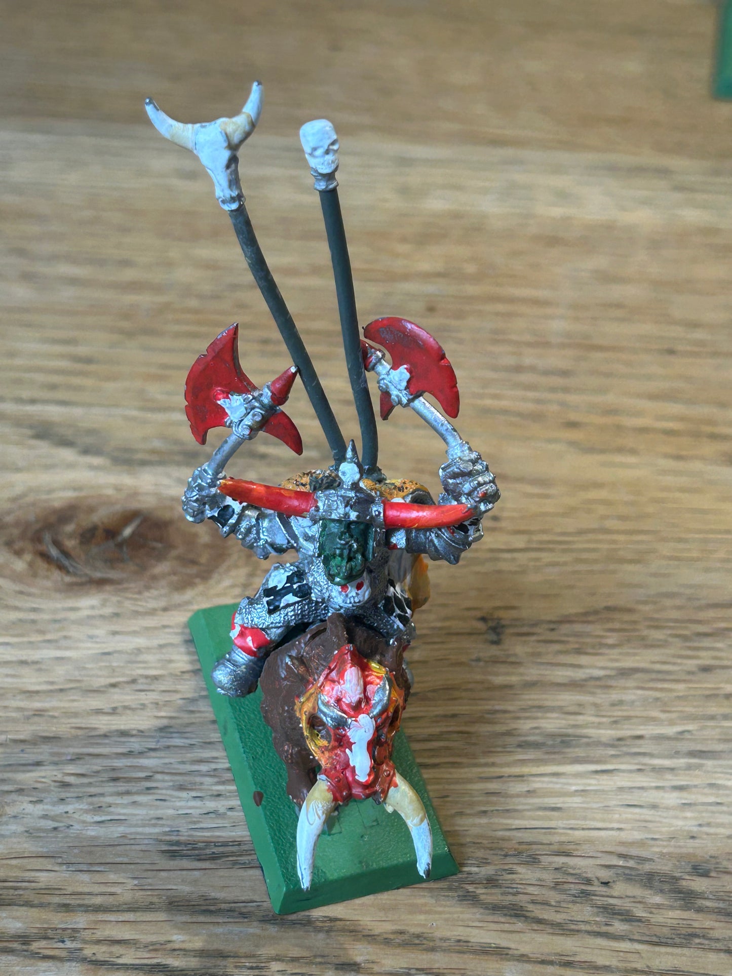 Warhammer - Orcs & Goblins - Classic Metal Morglum Necksnapper (boar has no tail)