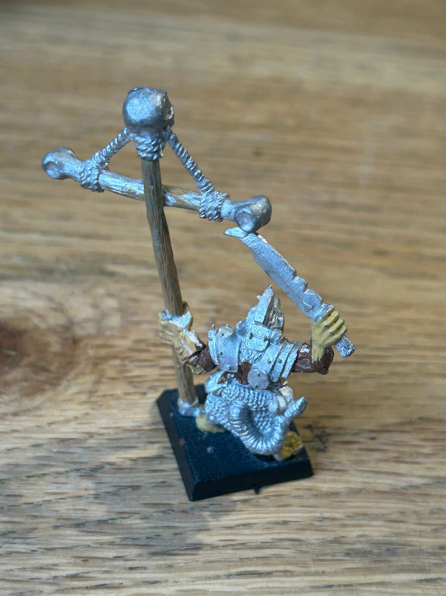 Warhammer fantasy old world SKAVEN STORMVERMIN COMMAND STANDARD BEARER