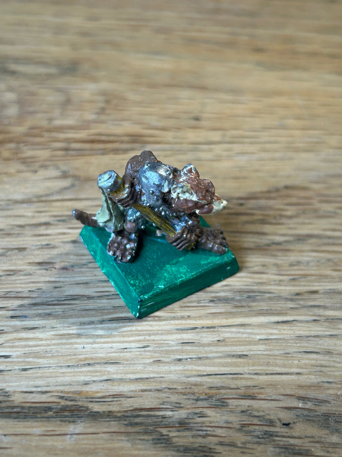 Warhammer Fantasy Old World Skaven Clan Rat Eevyl w/ Staff Sling C47 Metal Chaos Ratmen