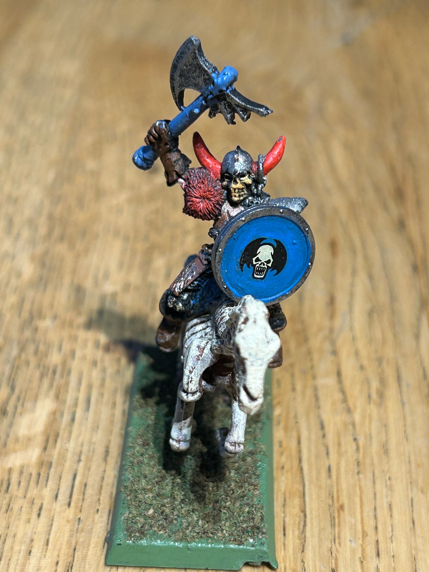 Warhammer Fantasy Undead Skeleton Horseman with axe Horsemen Games Workshop Citadel