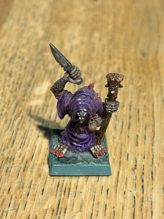Skaven Spyne Blightmaster Plague Monk Staff Dagger Ratmen C47 warhammer fantasy old world