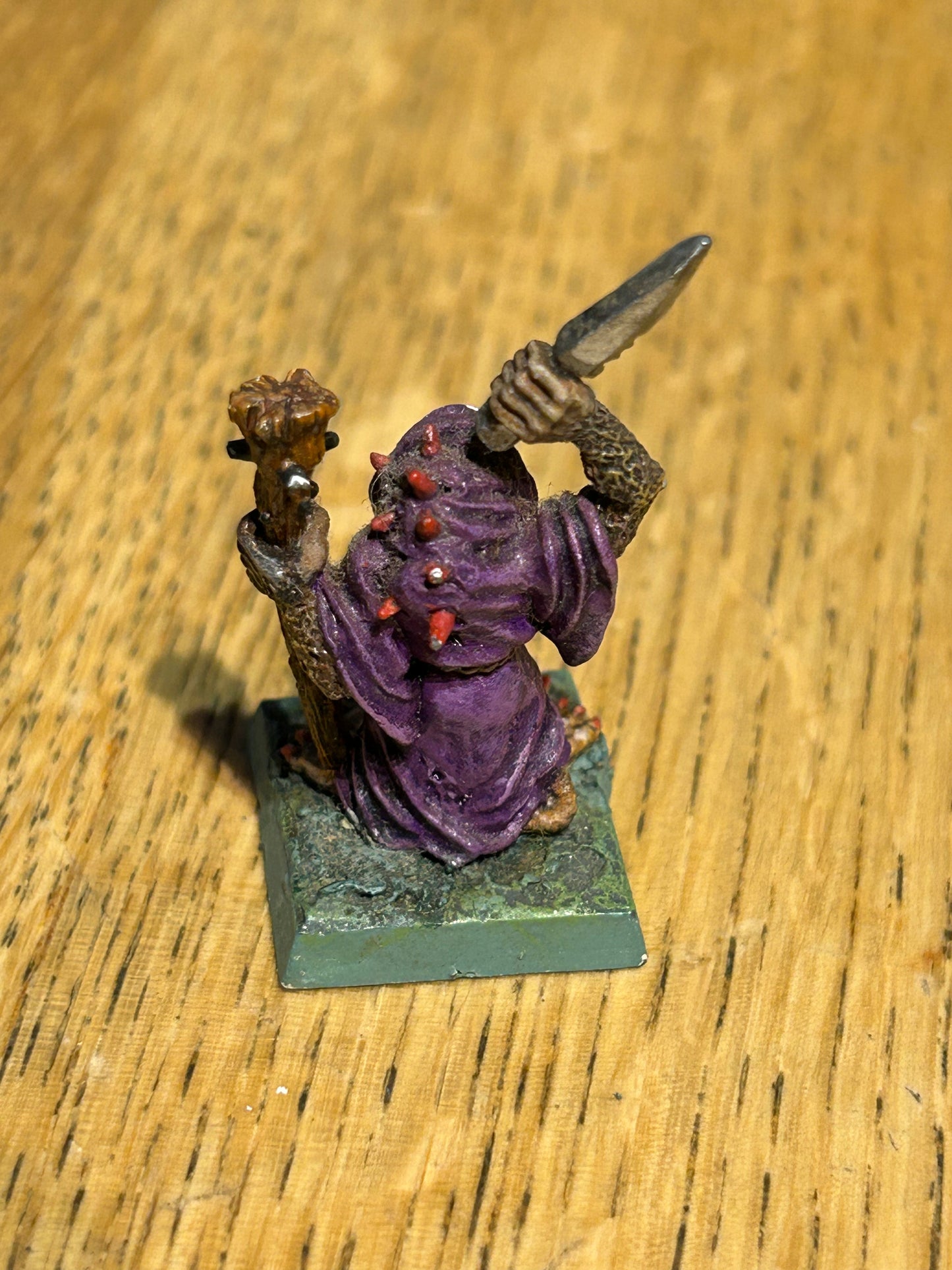 Skaven Spyne Blightmaster Plague Monk Staff Dagger Ratmen C47 warhammer fantasy old world