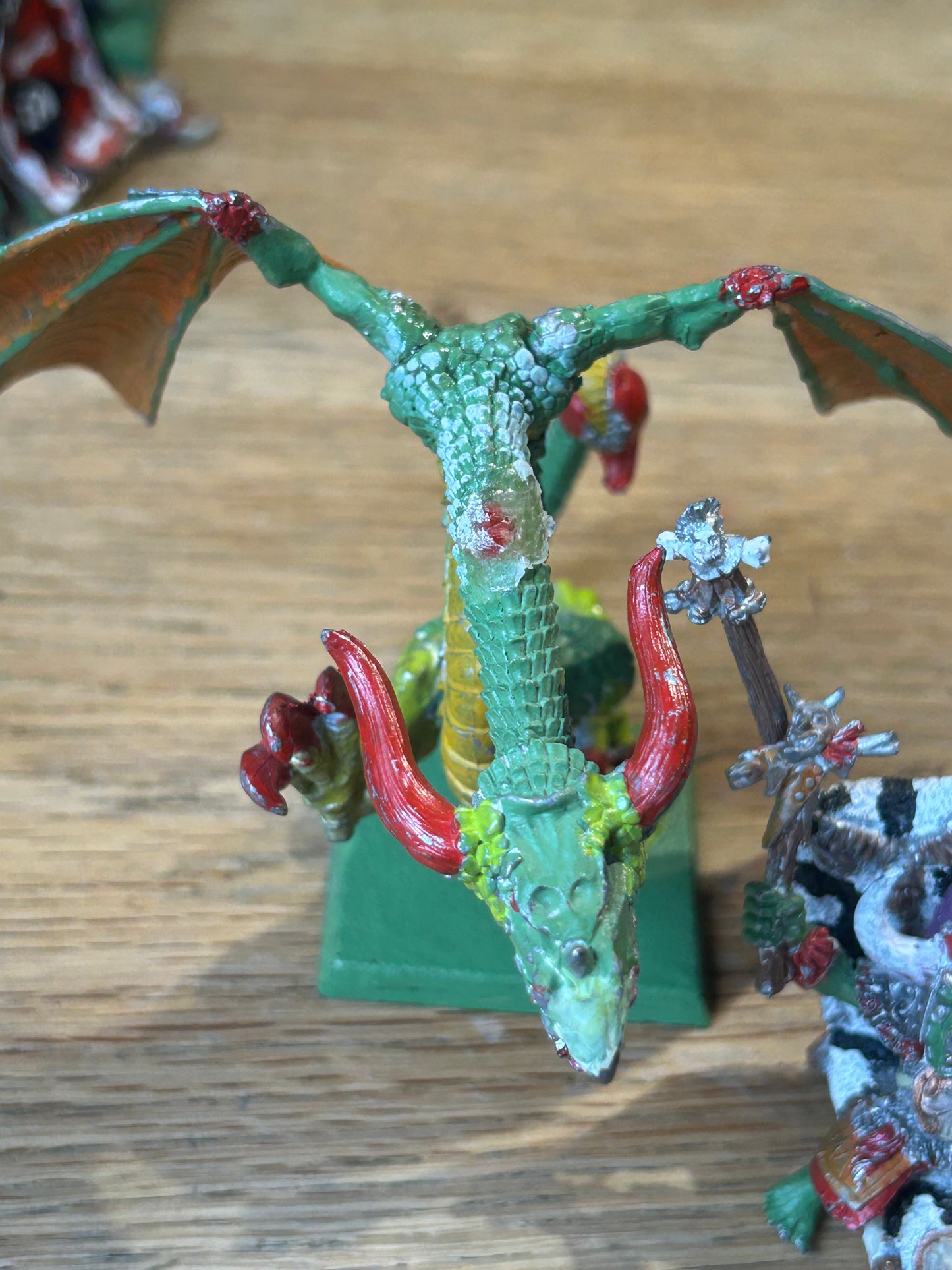 Games Workshop Warhammer Orc Shaman on War Wyvern OOP Metal Oldhammer