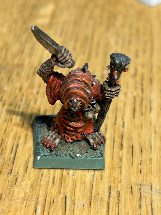 Skaven Spyne Blightmaster Plague Monk Staff Dagger Ratmen C47 warhammer fantasy old world