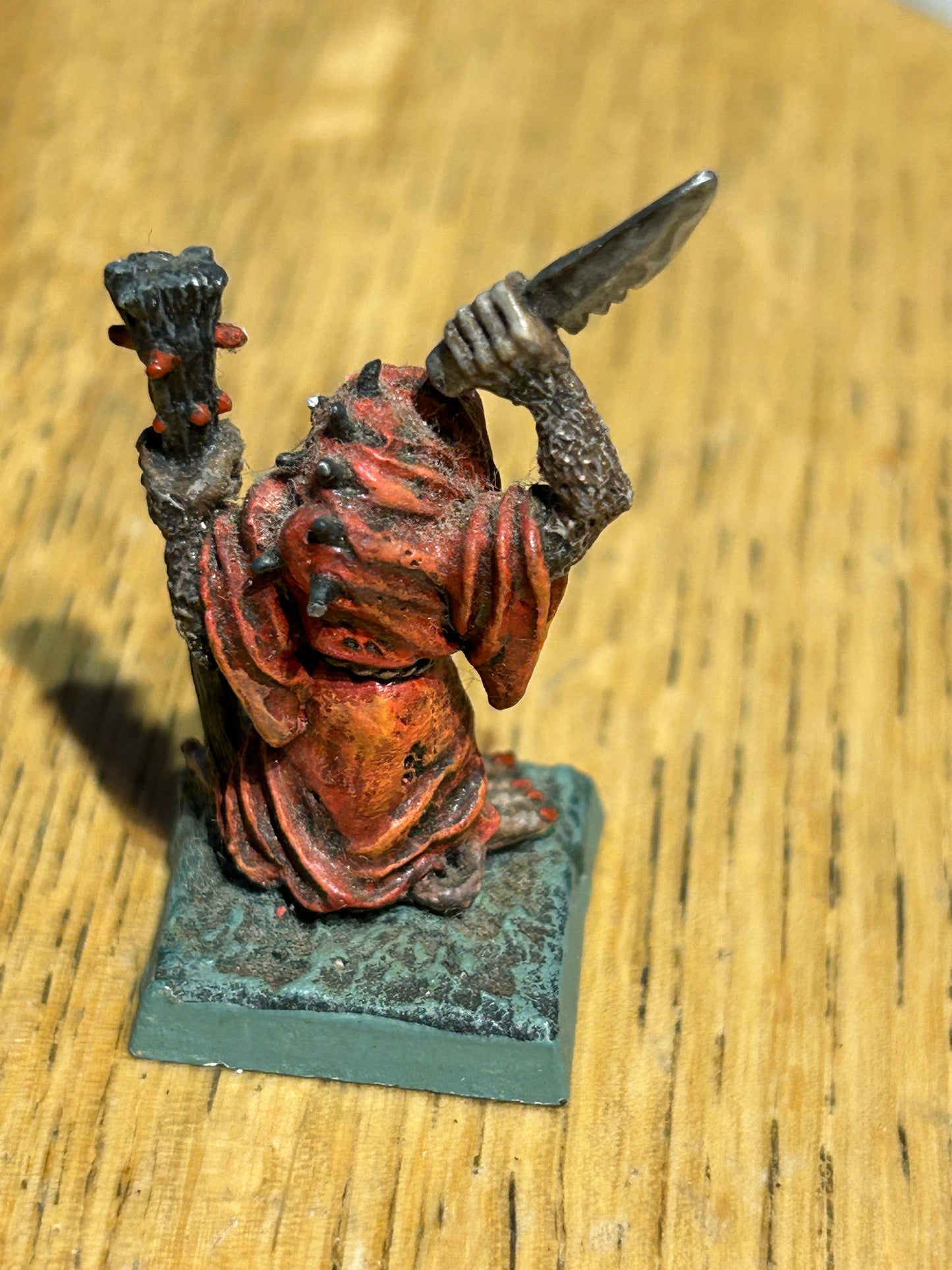 Skaven Spyne Blightmaster Plague Monk Staff Dagger Ratmen C47 warhammer fantasy old world