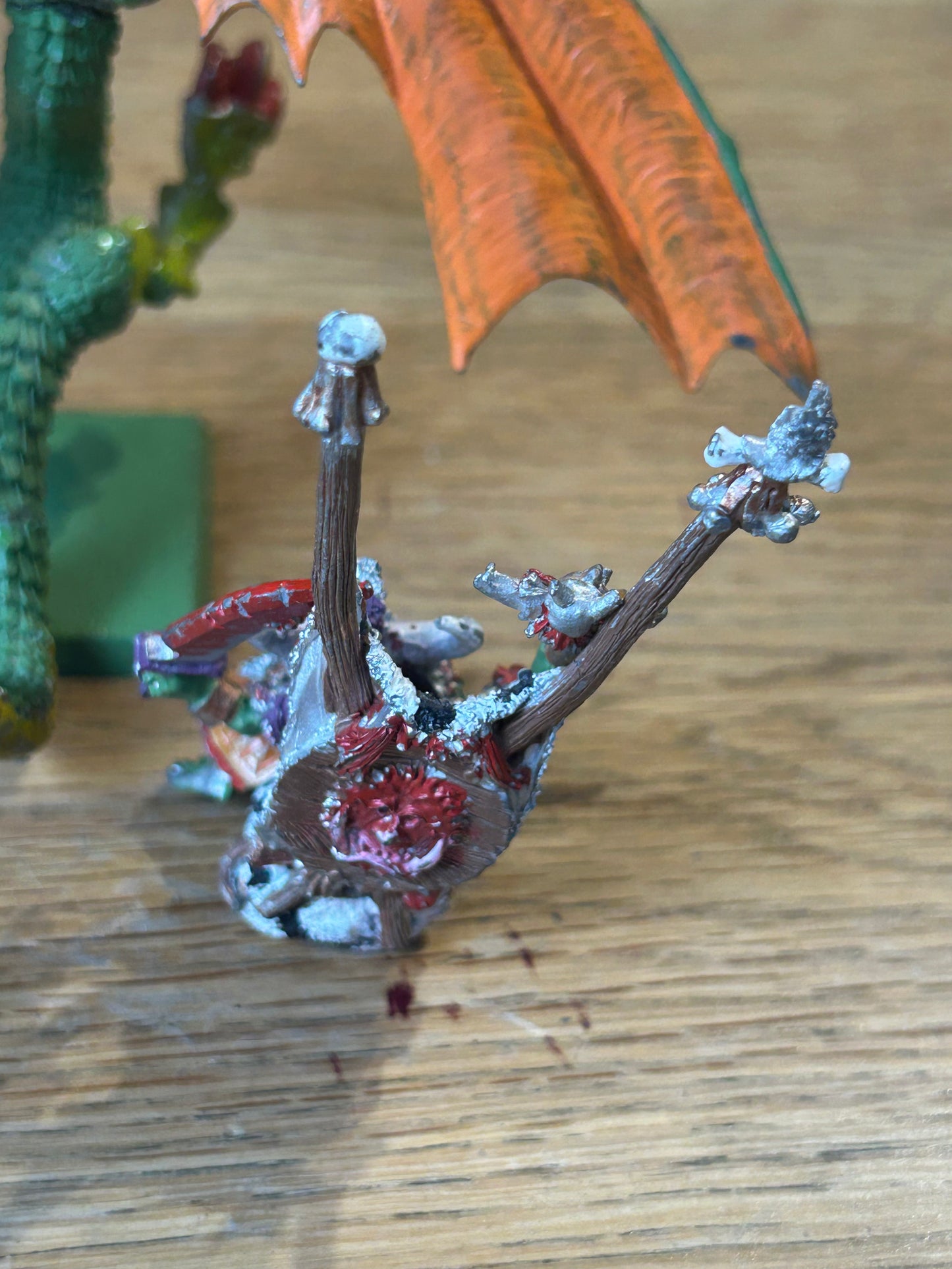 Games Workshop Warhammer Orc Shaman on War Wyvern OOP Metal Oldhammer