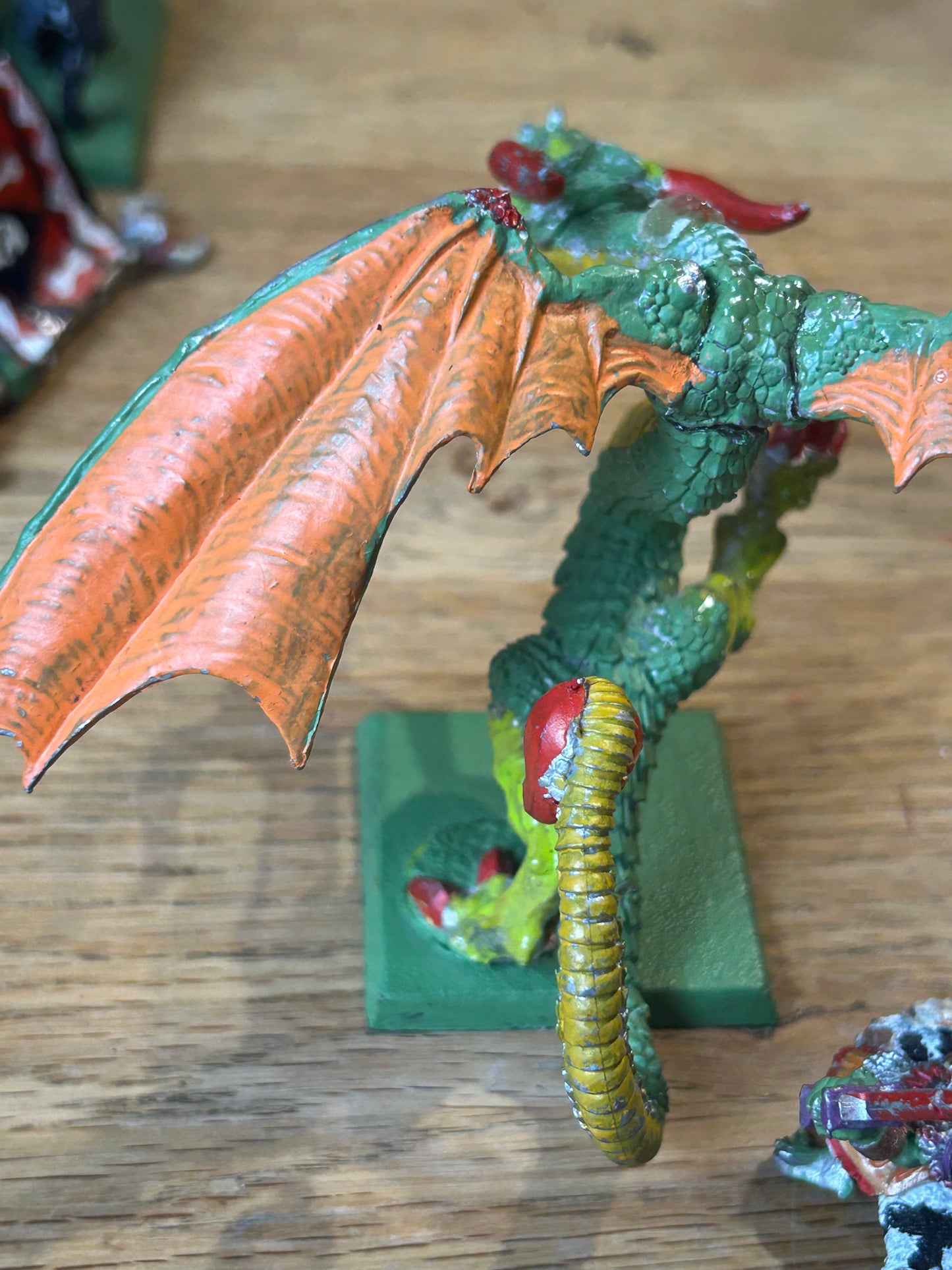 Games Workshop Warhammer Orc Shaman on War Wyvern OOP Metal Oldhammer