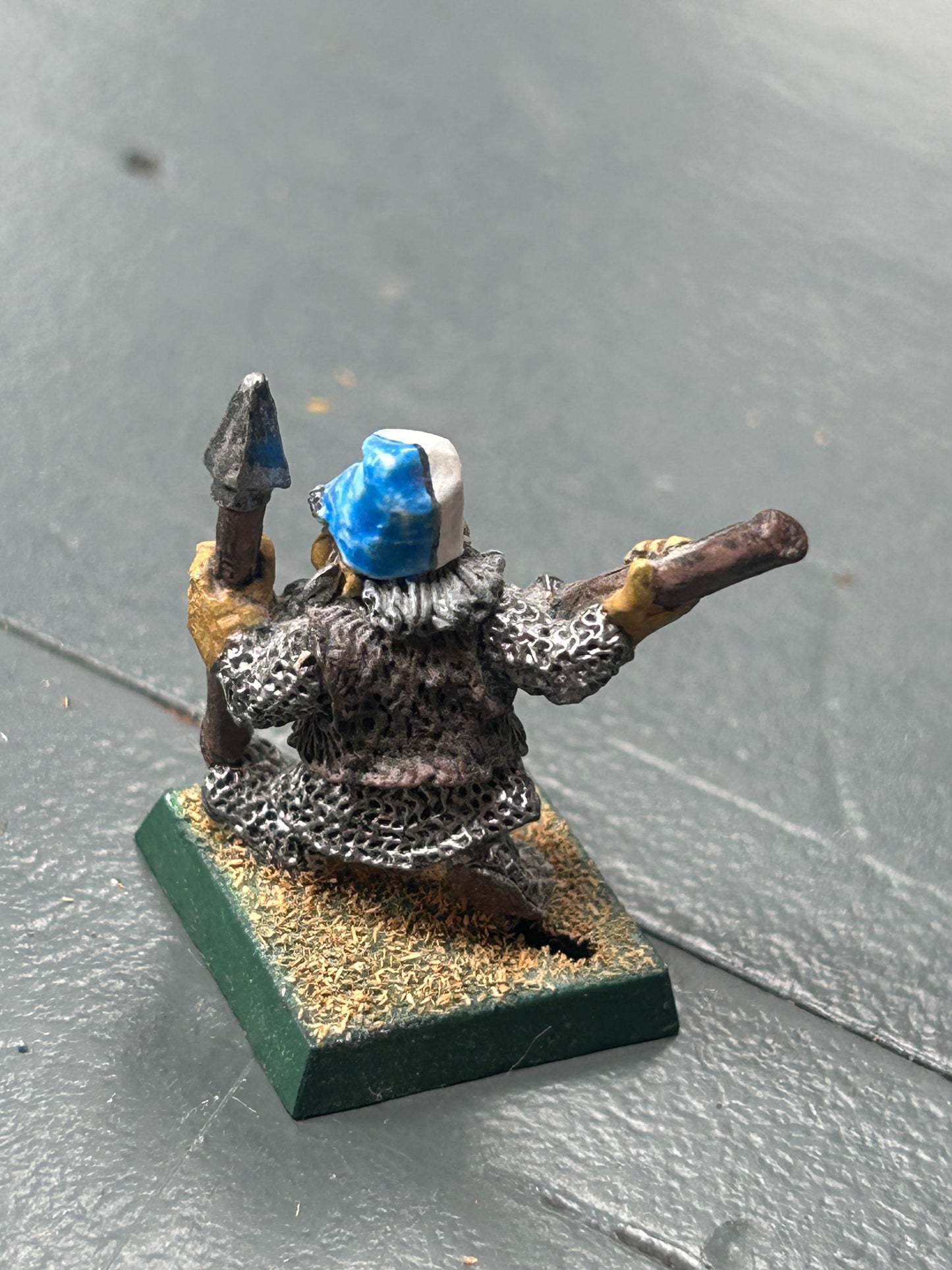 Marauder miniatures DW23 Dwarf with two spears Metal Warhammer Fantasy MM10