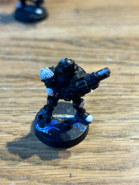 ADEPTUS ARBITES with grenade launcher Metal Imperial Guard Army Warhammer 40K 1992