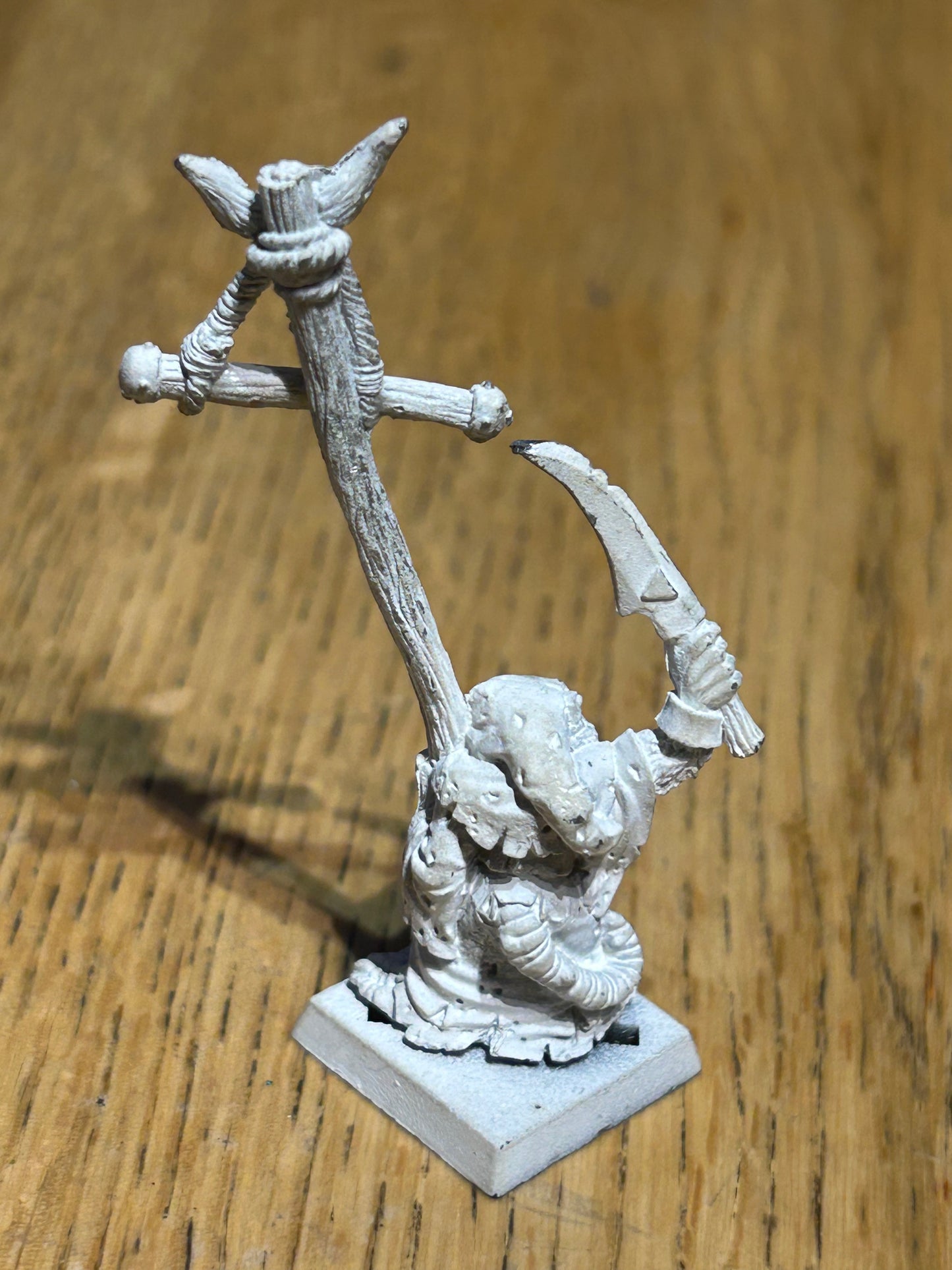 Skaven Plague Monk standard bearer Warhammer Fantasy Marauder miniatures
