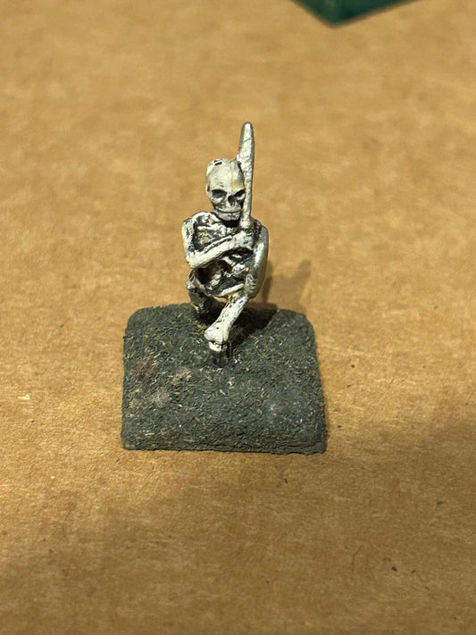 Prince August miniatures PAM skeleton with  sword warhammer fantasy undead proxy