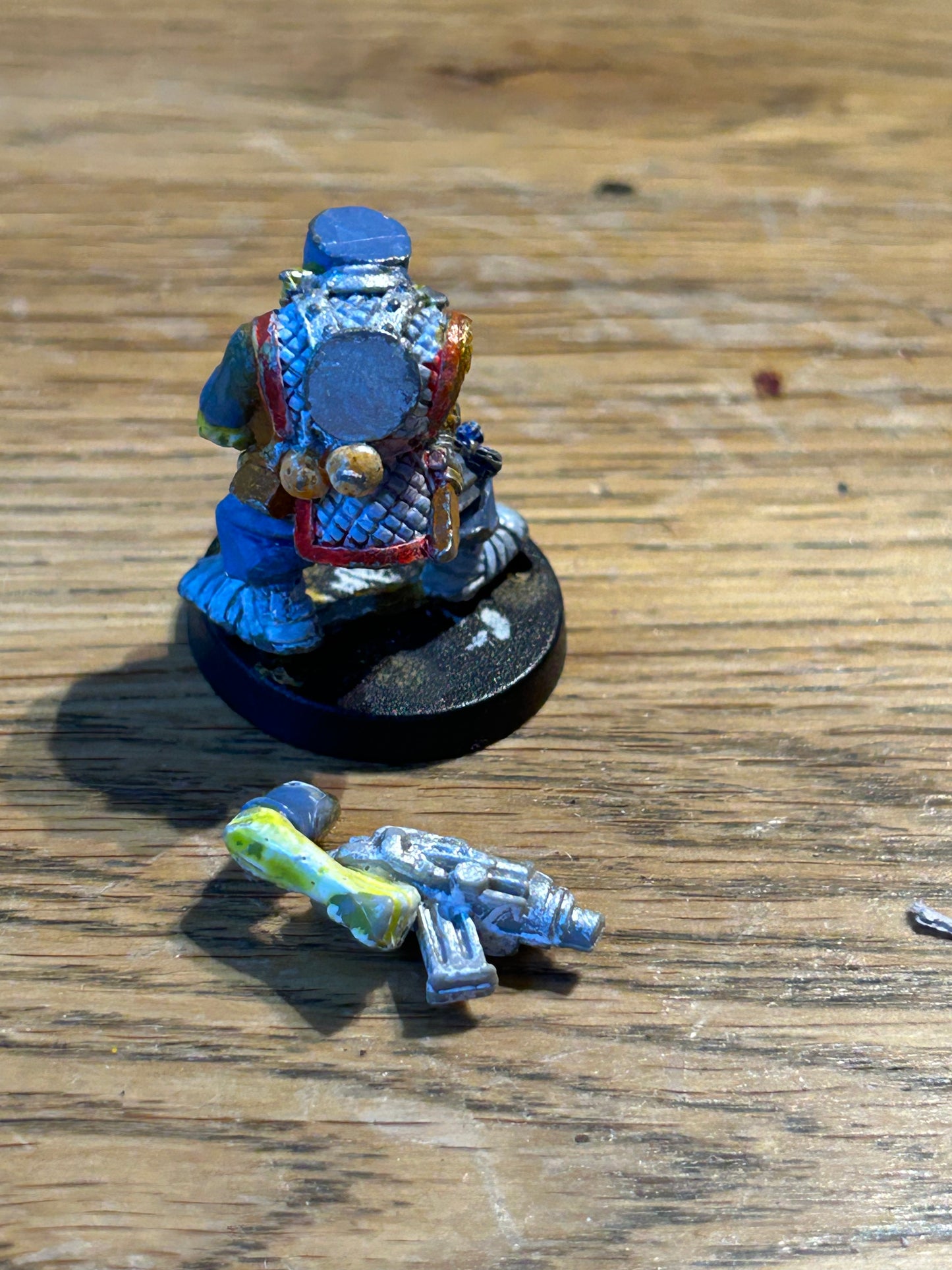 Warhammer 40k Ork Boy Boyz Blood Axe With Kepi  Metal 1988