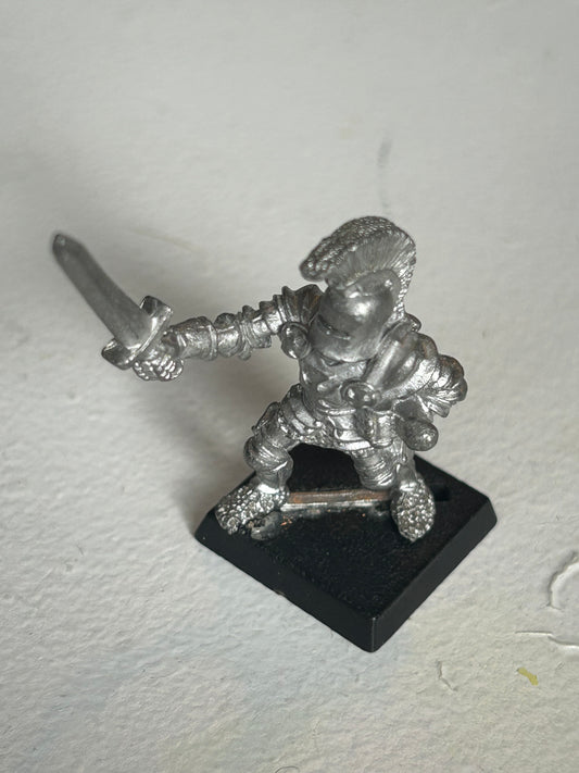 Citadel 1980s Warhammer F5 Paladin Fighters Sir Kit Breaker warhammer fantasy bretonnian or empire