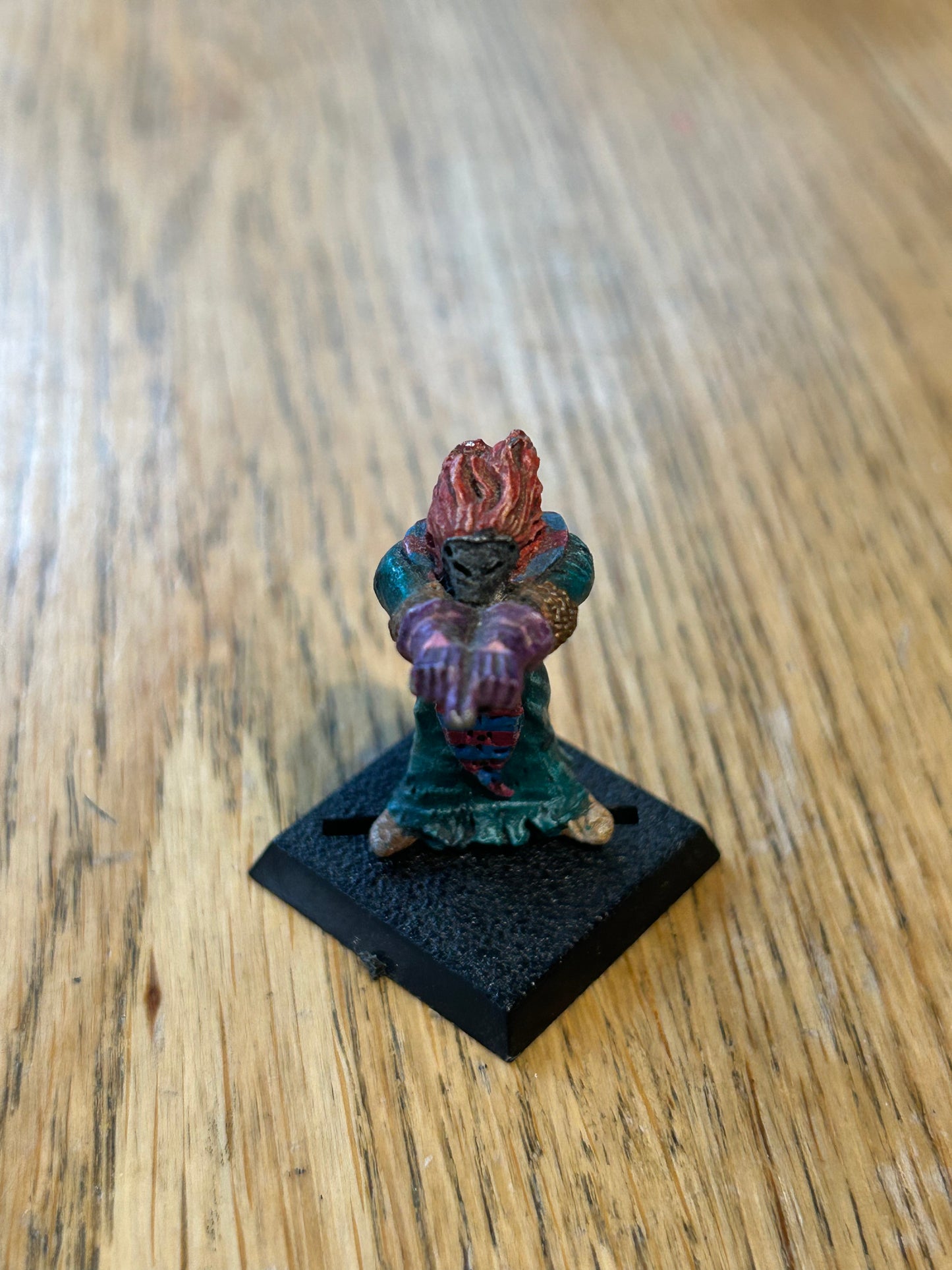 Vintage Chaos Sorcerer 'Jezekal Ironface' Realm of Chaos Metal 1980s