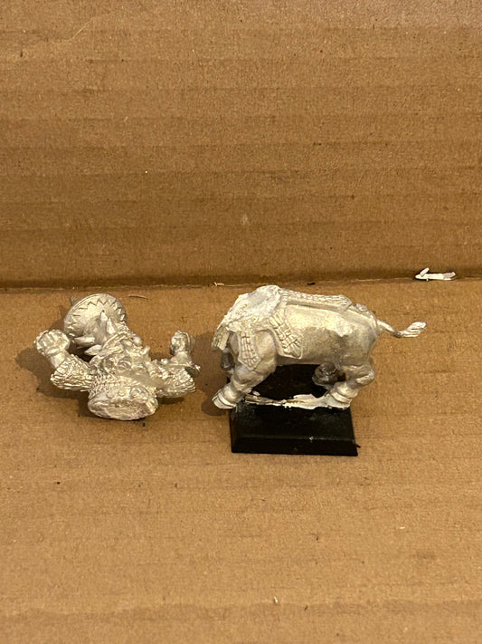 Citadel Warhammer 90s Blood Bowl Chaos Dwarf Hthark Unstoppable Bull Centaur