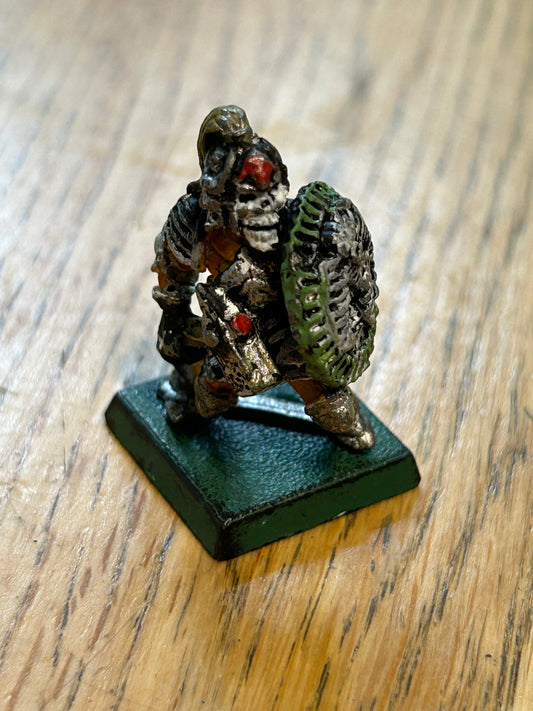 1985 Chaos Warrior 0203 11 C35 Citadel Warhammer Army Evil Horde Undead Skeleton