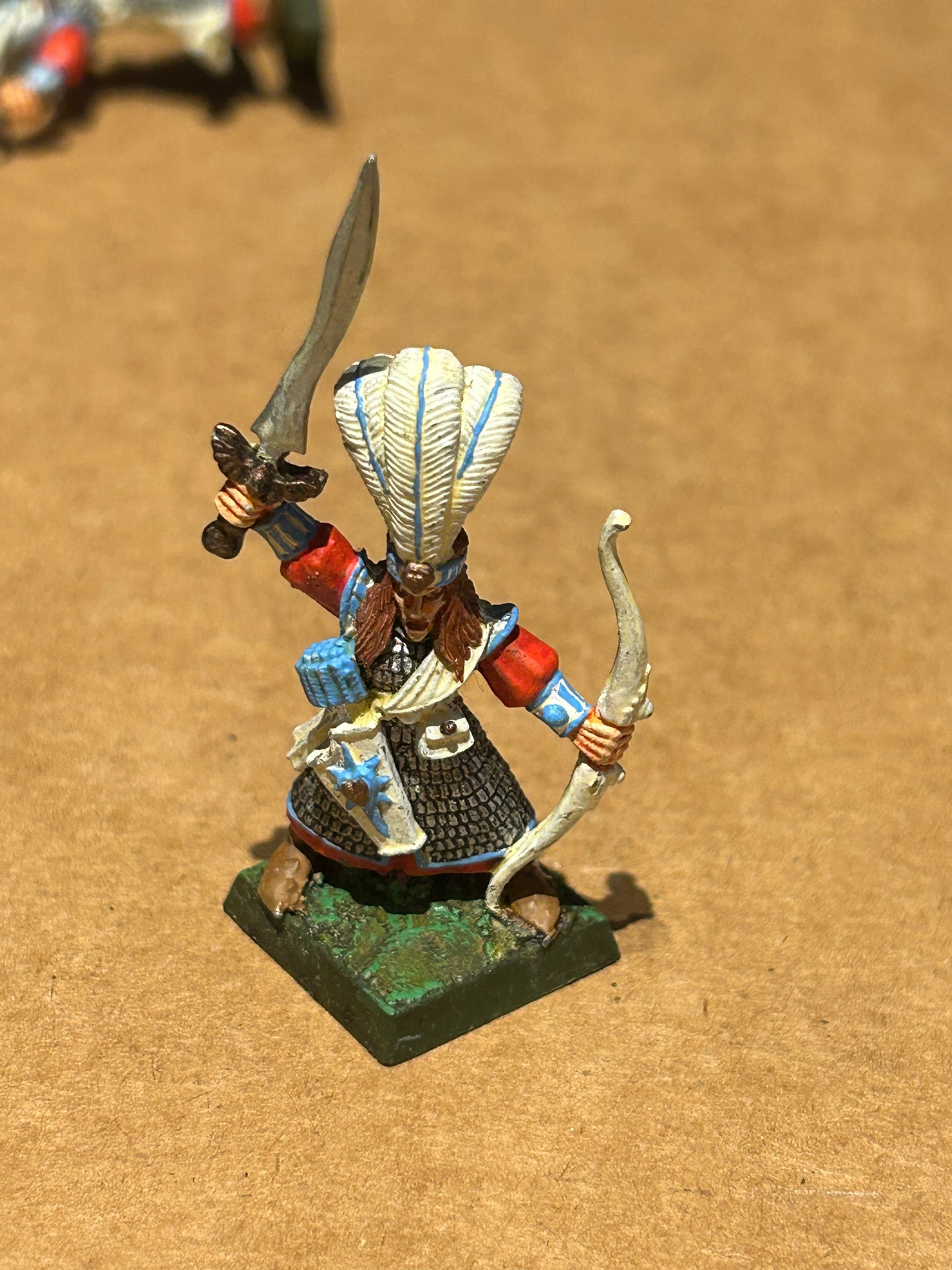 High Elves Archer Champion Hero Metal OOP 1992 Warhammer Fantasy