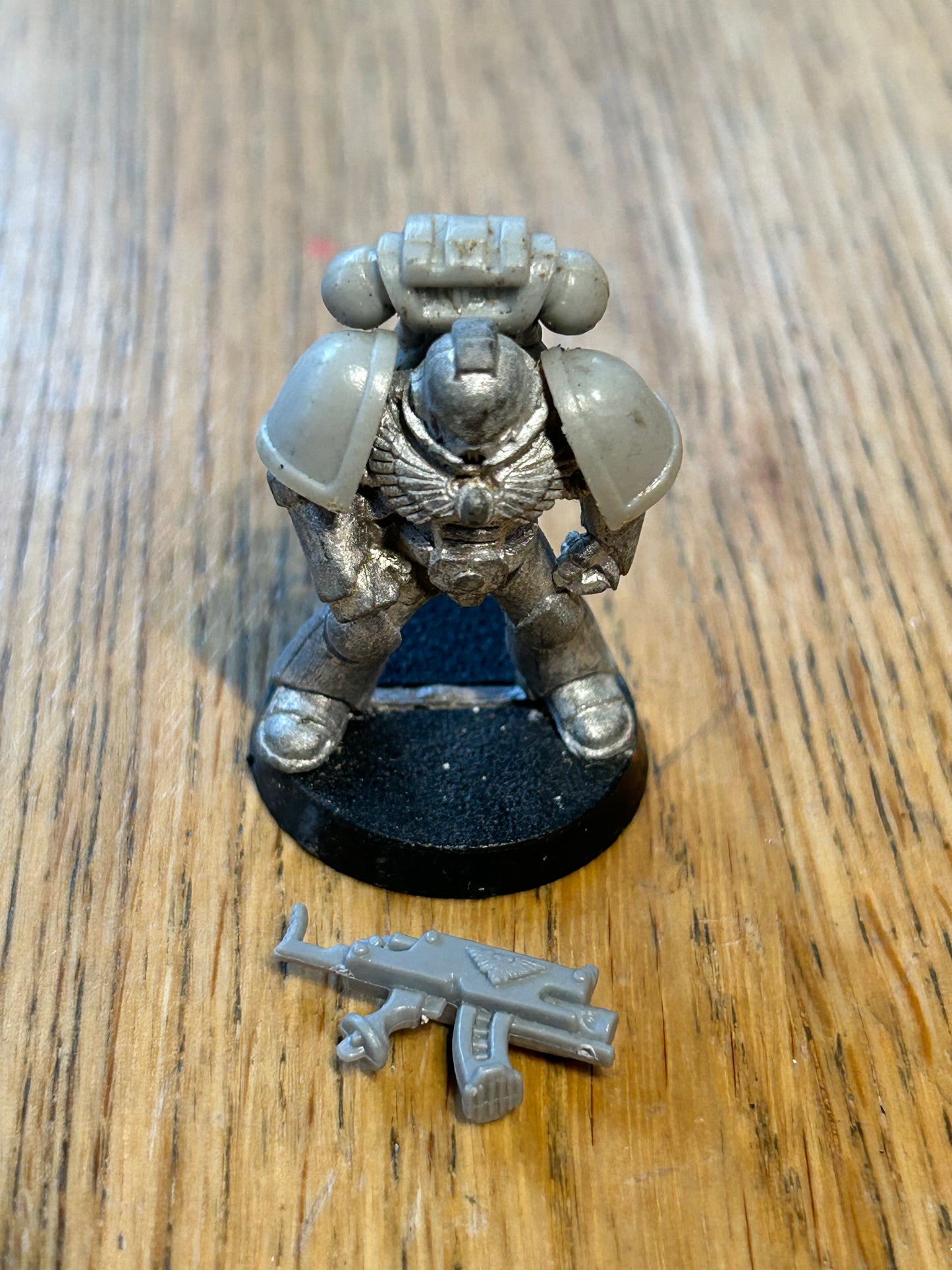 40k Rogue Trader 2nd Ed Space Marine MKVIII Mark 8 Errant Armour Rare Metal OOP
