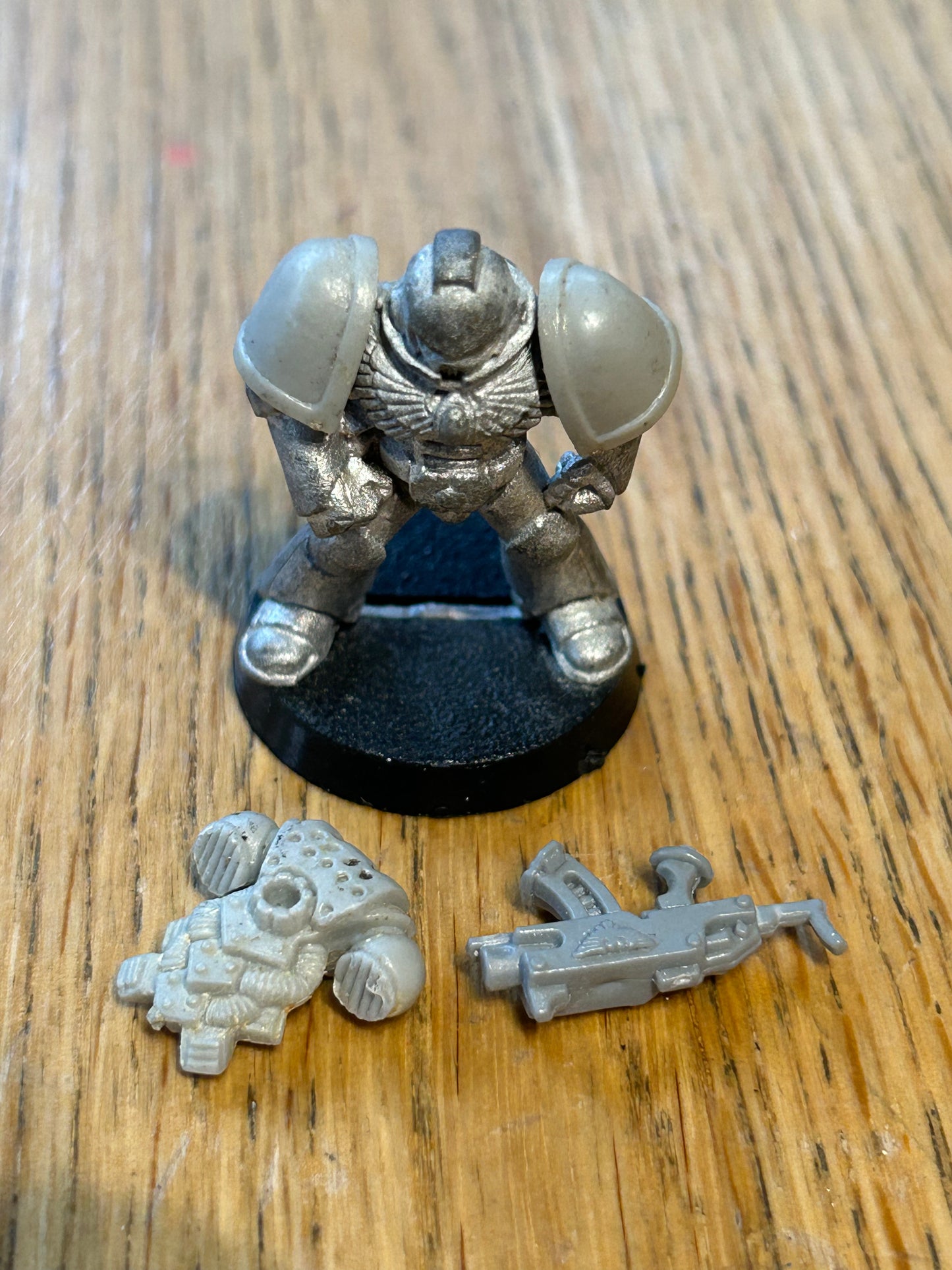 40k Rogue Trader 2nd Ed Space Marine MKVIII Mark 8 Errant Armour Rare Metal OOP