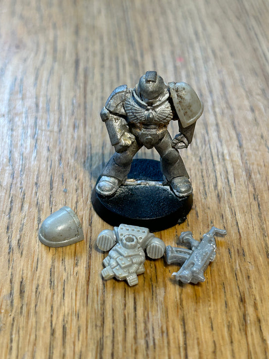 40k Rogue Trader 2nd Ed Space Marine MKVIII Mark 8 Errant Armour Rare Metal OOP