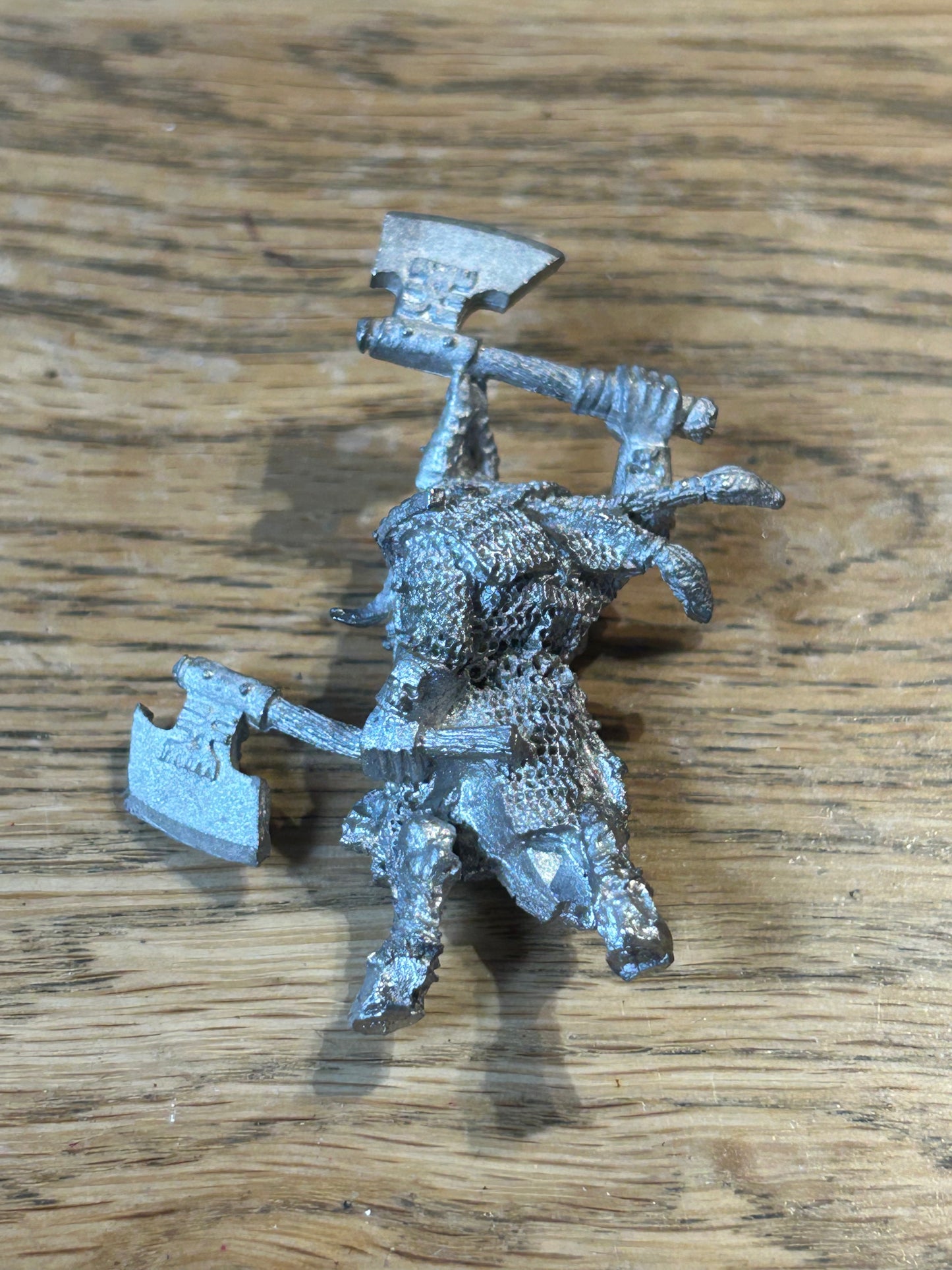 WARHAMMER FANTASY Chaos KHORNGORS CHAMPION metal (missing his tab)