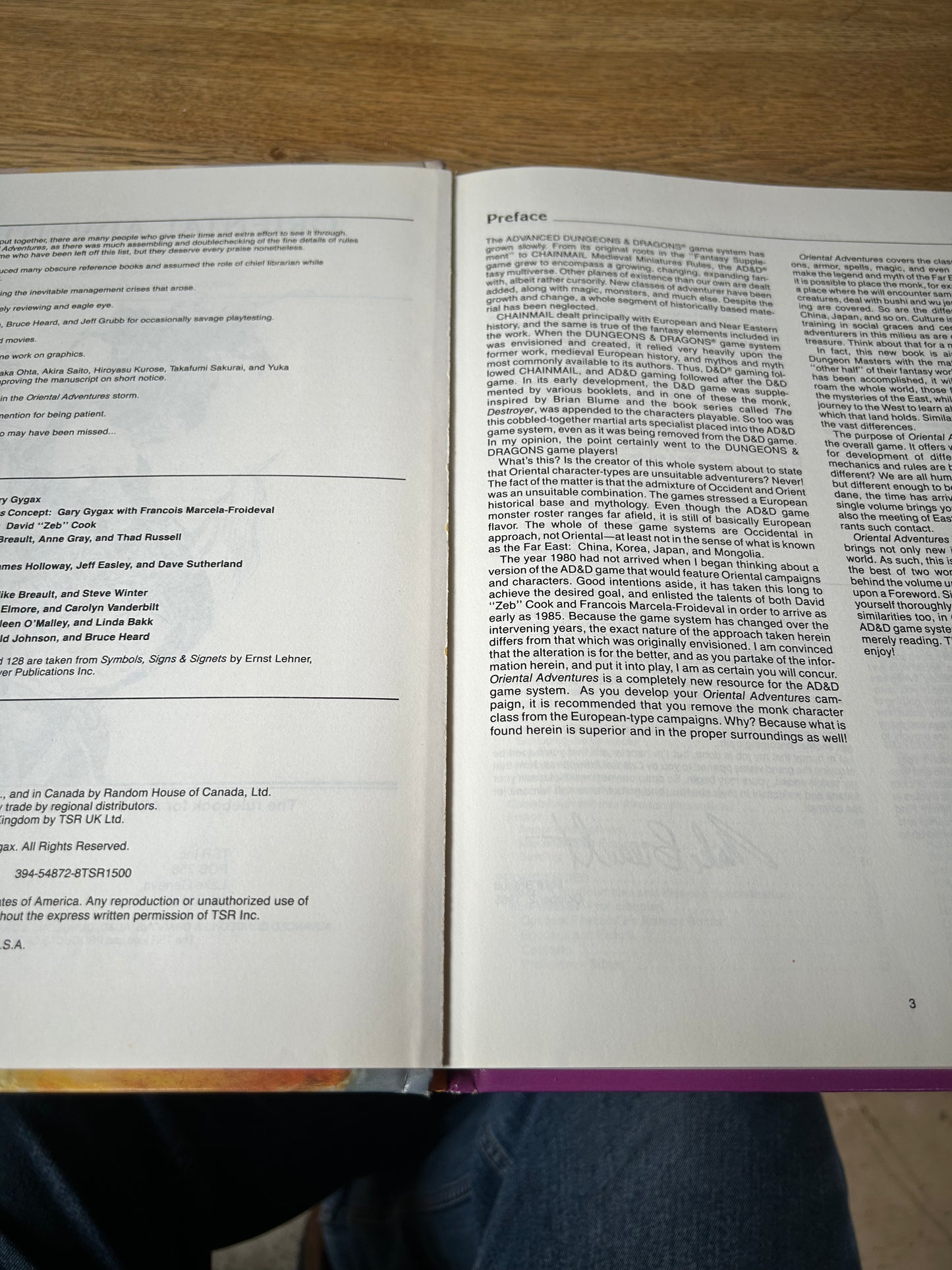 ADVANCED DUNGEONS & DRAGONS ORIENTAL ADVENTURES 1985 RPG AD&D HARDBACK BOOK 2018