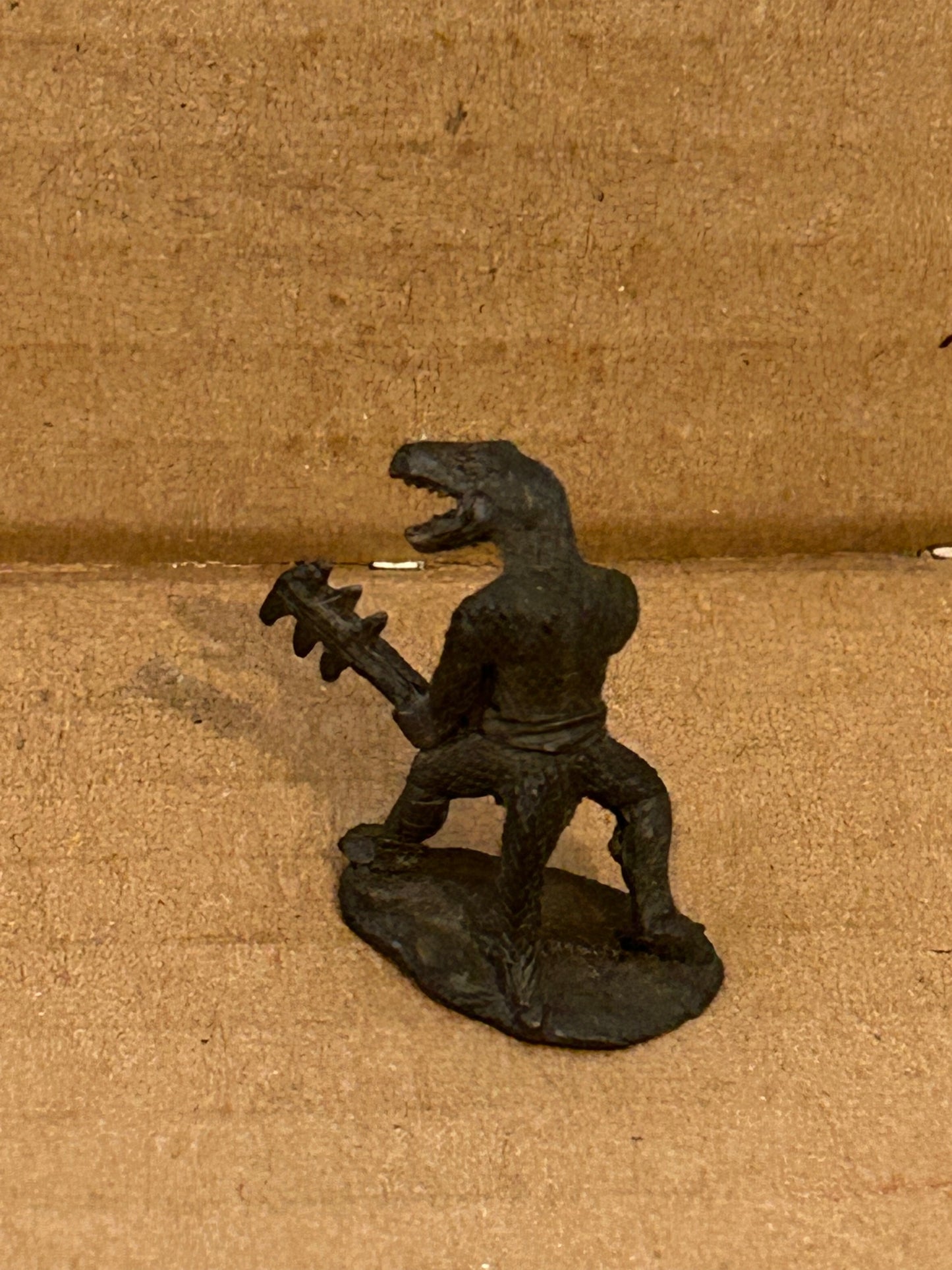 Citadel Miniatures C26 Lizard Lord with obsidian axe games workshop Warhammer Pre Slotta Reptile