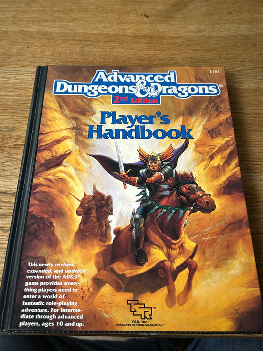 ADVANCED Dungeons & Dragons 2nd Edition Player's Handbook 2101