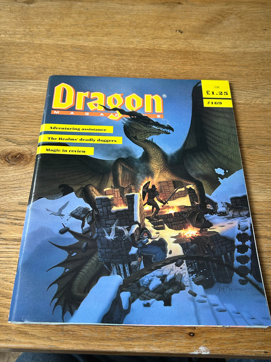 Dragon Magazine Issue 169, Vol XV, No 12 May 1991