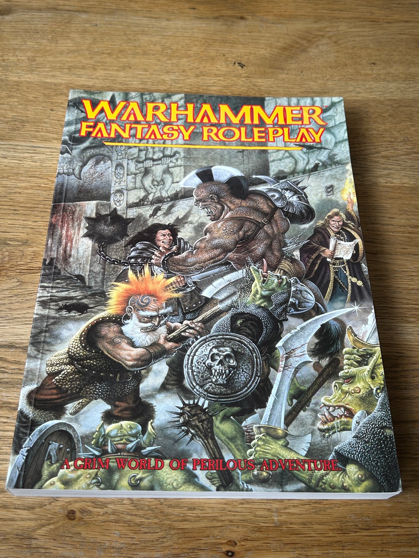 Warhammer Fantasy Roleplay 1st Edition Rulebook Softcover Games Workshop