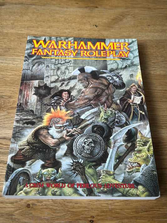Warhammer Fantasy Roleplay 1st Edition Rulebook Softcover Games Workshop