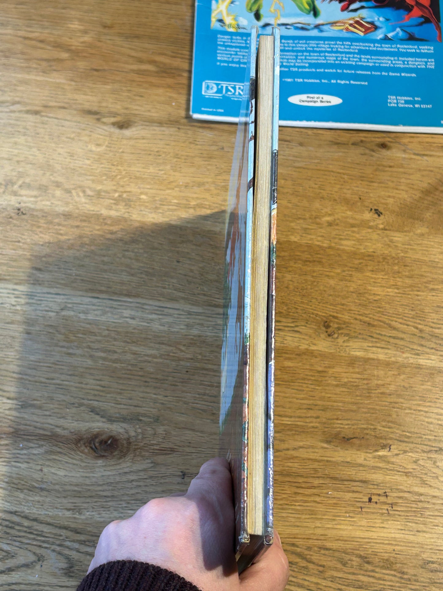 MONSTER MANUAL - Advanced Dungeons &  Dragons - HARDBACK (has been coated in a layer of plastic wrap to protect the book and has the previous owner’s name in it)