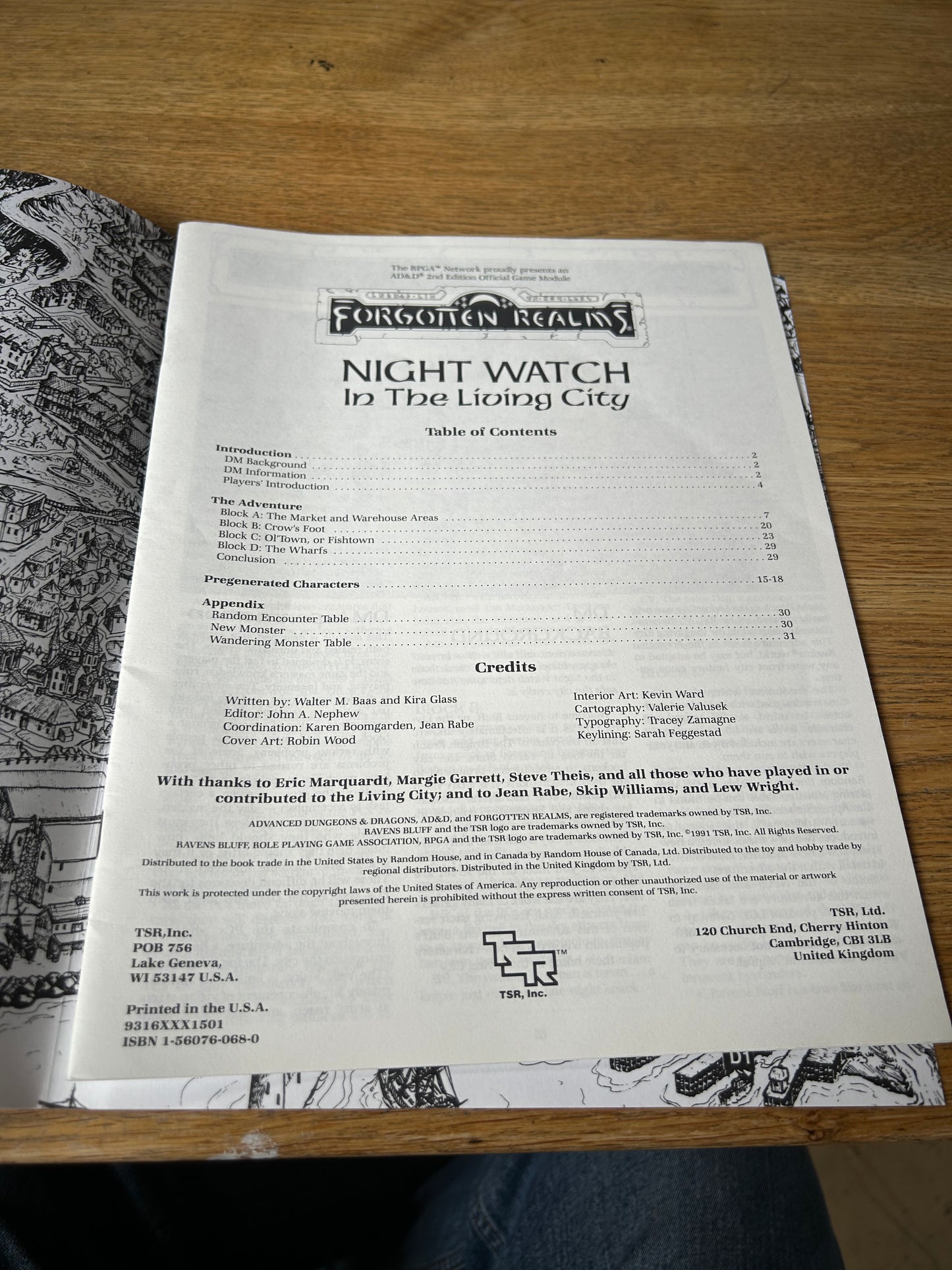 Nightwatch: In the Living City (Forgotten Realms Ravens Bluff LC3) Original (in great condition)