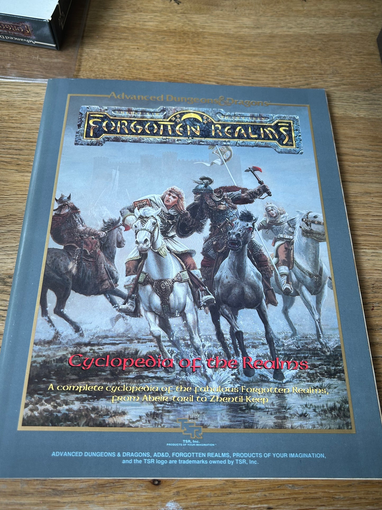 Advanced Dungeons and Dragons Forgotten Realms Campaign Set  TSR 1987 Complete