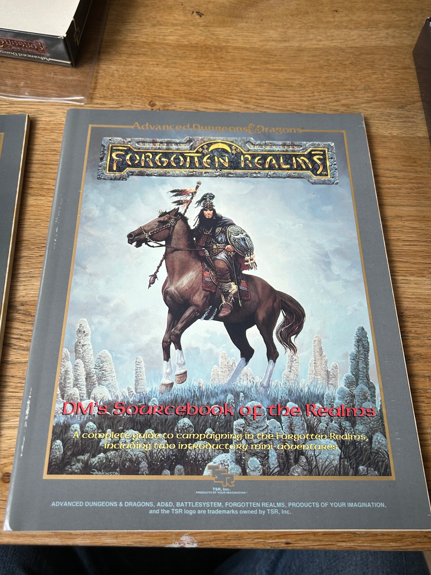 Advanced Dungeons and Dragons Forgotten Realms Campaign Set  TSR 1987 Complete