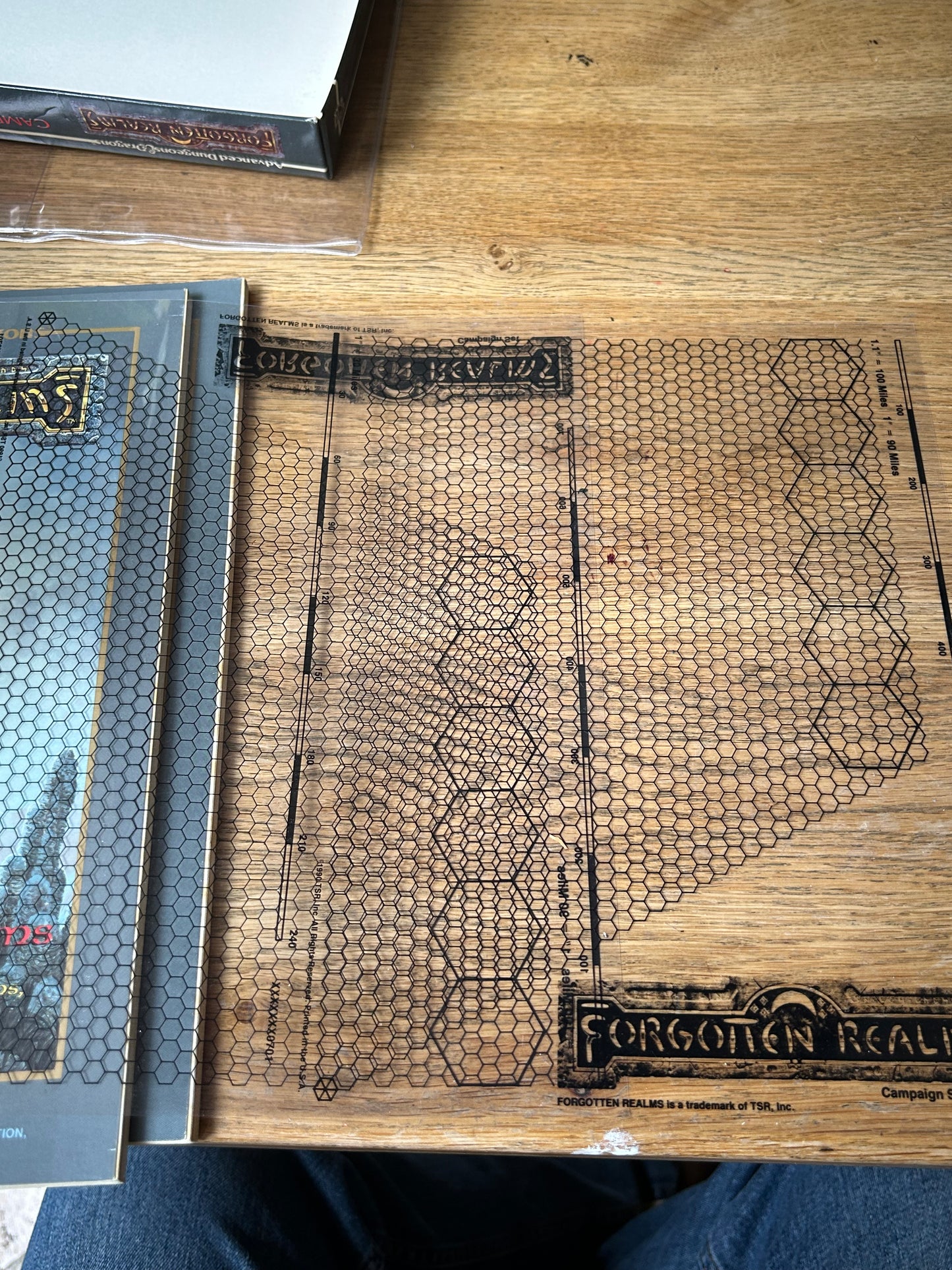 Advanced Dungeons and Dragons Forgotten Realms Campaign Set  TSR 1987 Complete