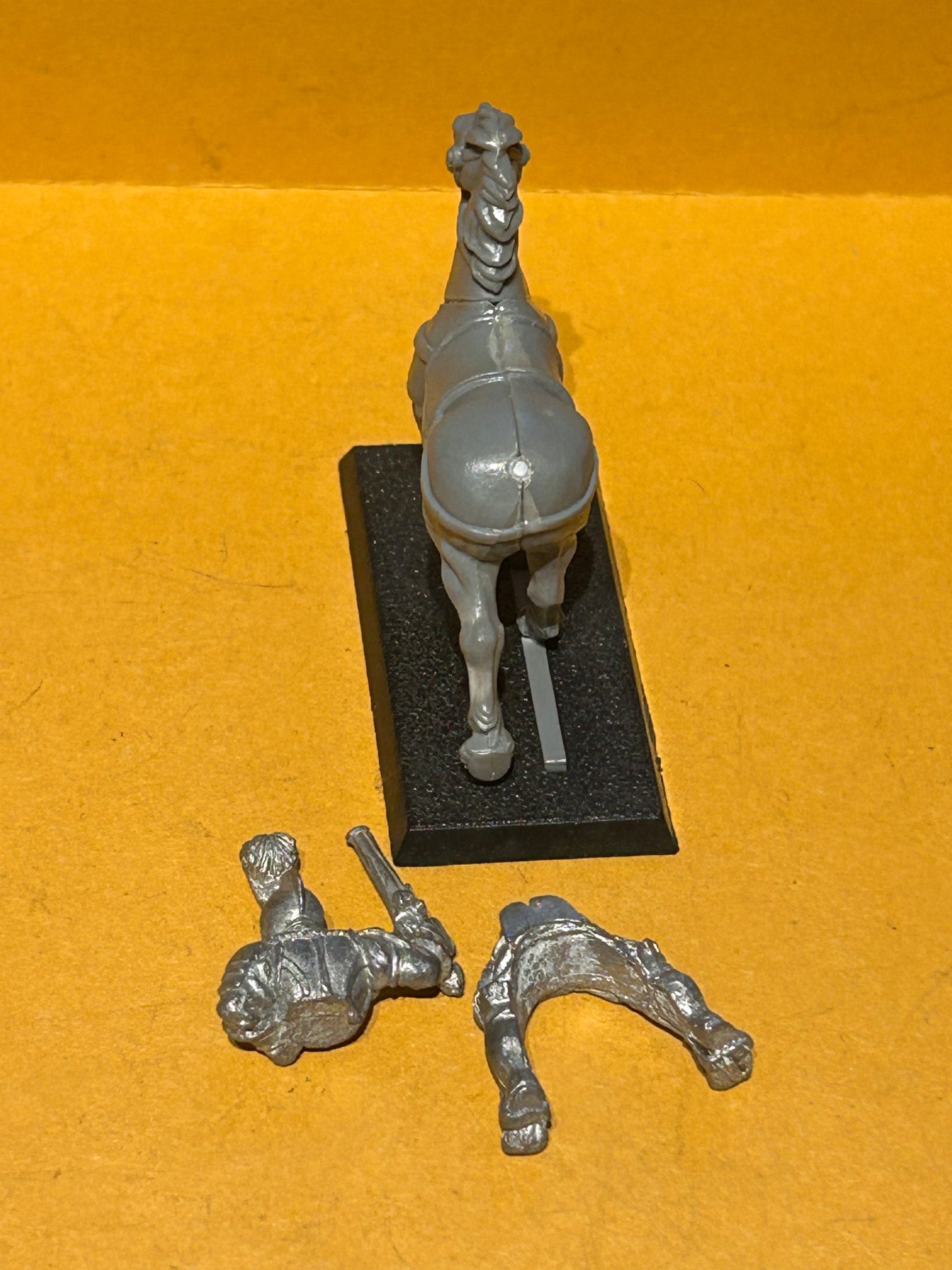 Pistolier Outrider The Empire Citadel Warhammer Fantasy Old World Metal Rider and horse