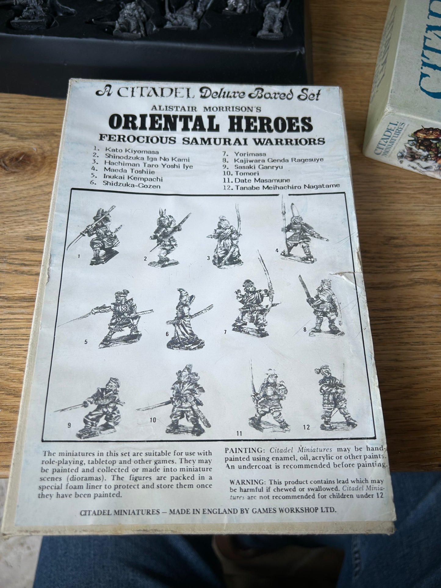 Citadel ORIENTAL HEROES DELUXE BOX SET  RARE warhammer fantasy Nippon