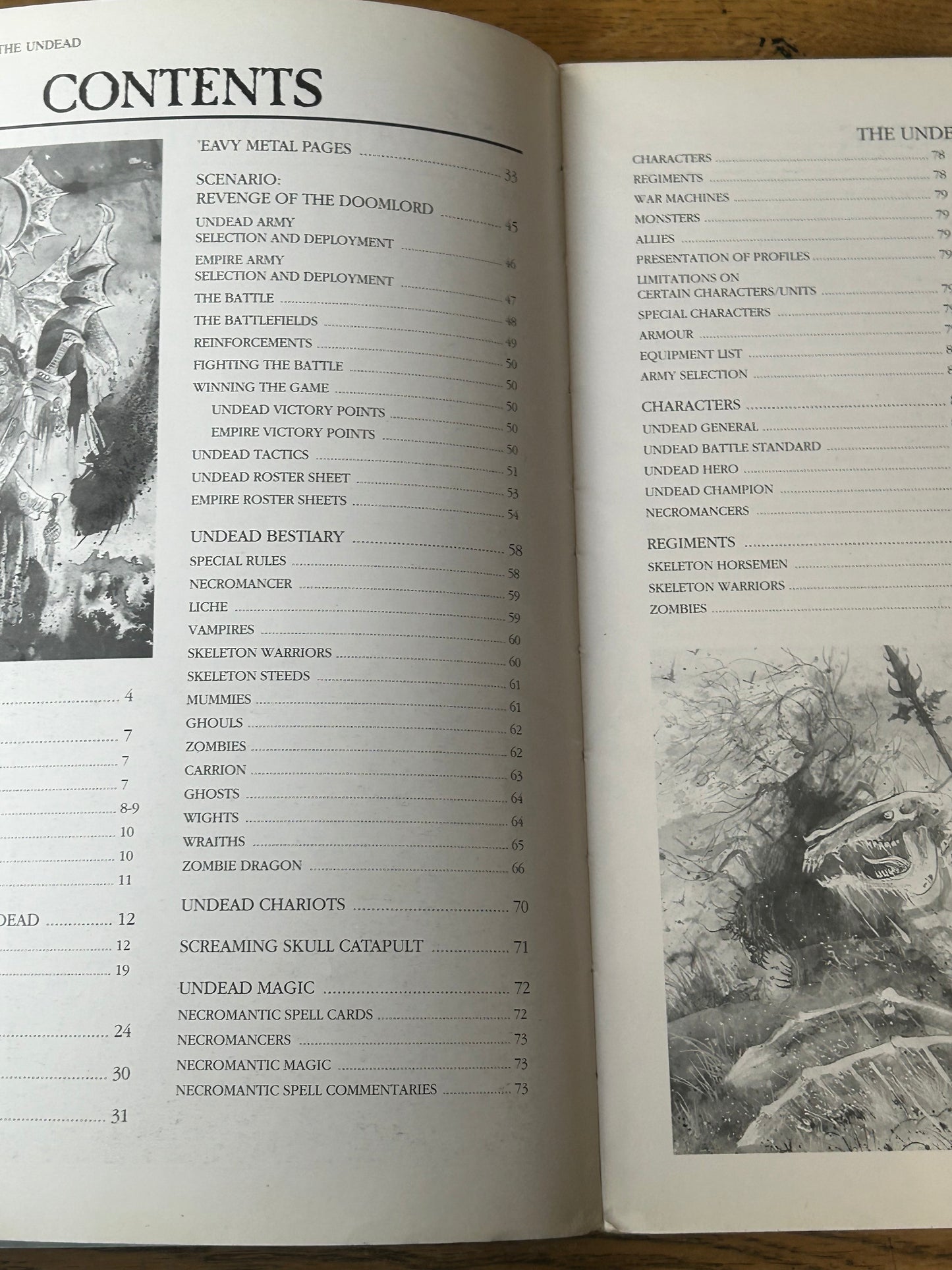 Warhammer Fantasy Armies Undead Army Book 1994 Army Games Workshop
