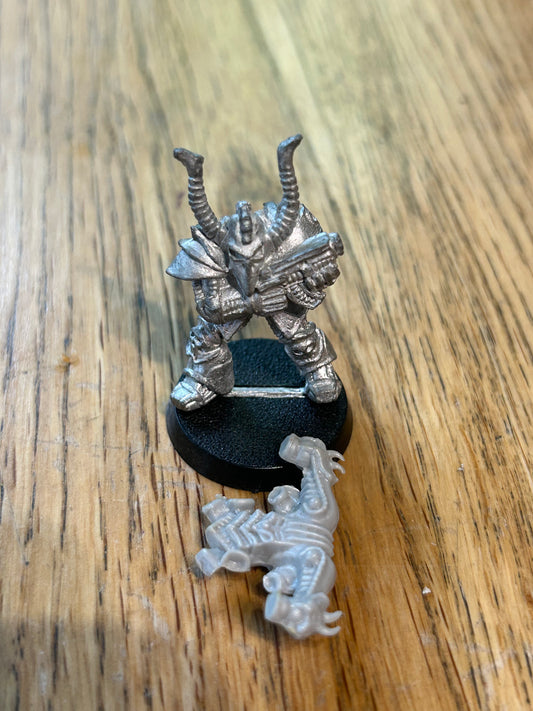 Warhammer 40k Rogue Trader Slaanesh Chaos Space Marine - Metal with back pack