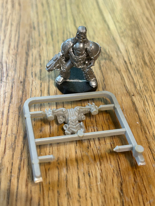 Warhammer 40k Rogue Trader Slaanesh Chaos Space Marine - Metal with back pack