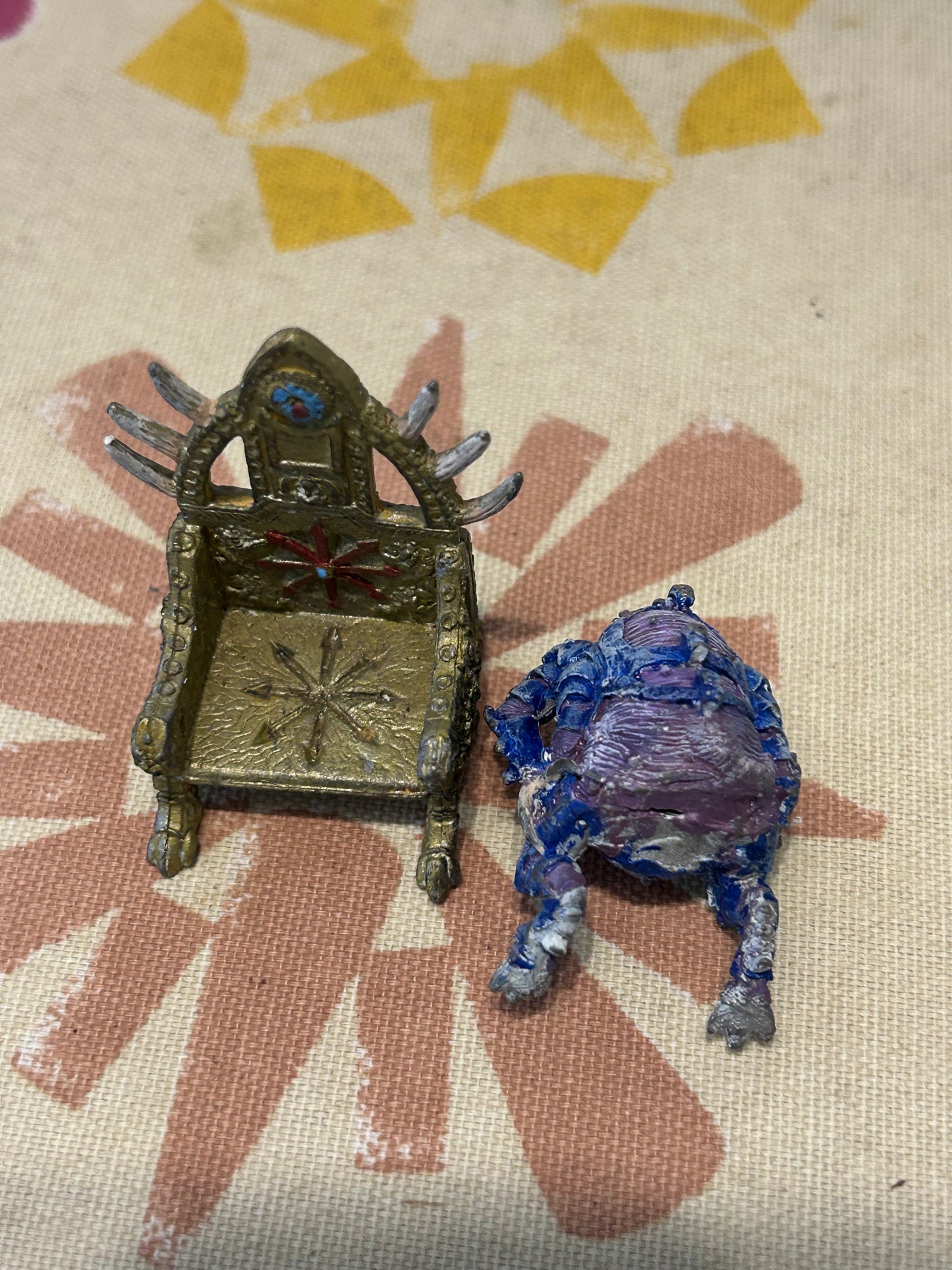 rogue trader genestealer cult patriarch on throne metal warhammer 40k
