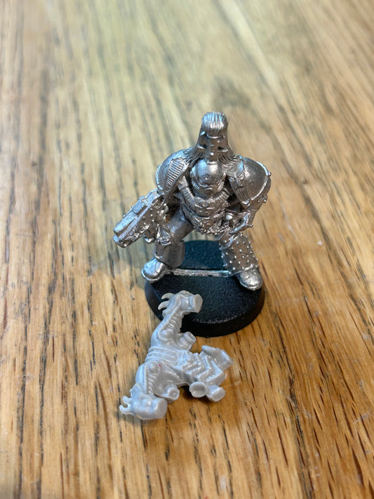 Warhammer 40k Rogue Trader Slaanesh Chaos Space Marine - Metal with back pack
