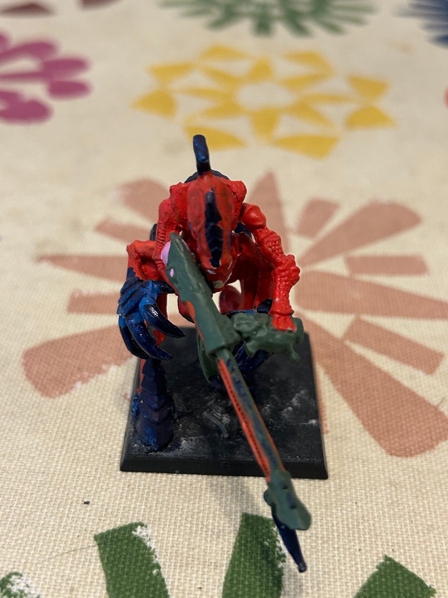 Warhammer 40k metal Tyranid warrior with venom cannon