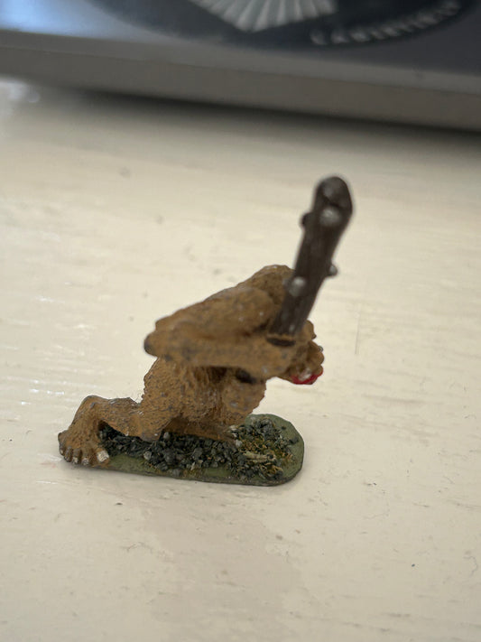 RAL PARTHA MONSTER TROLL WITH CLUB PRE-SLOTTA OGRE 98-003 1979 D&D TSR OOP