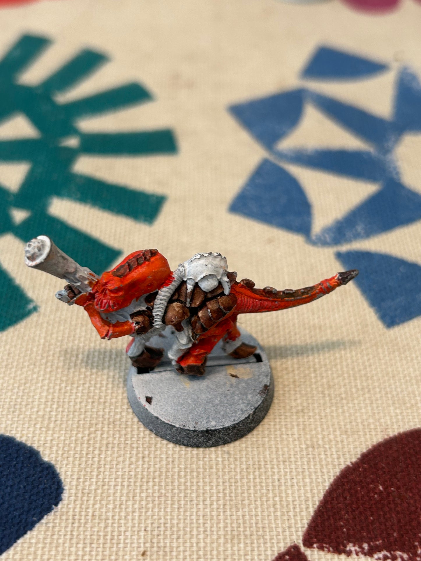 Vintage Warhammer 40k Tyranids 'Termagant With Strangleweb Metal