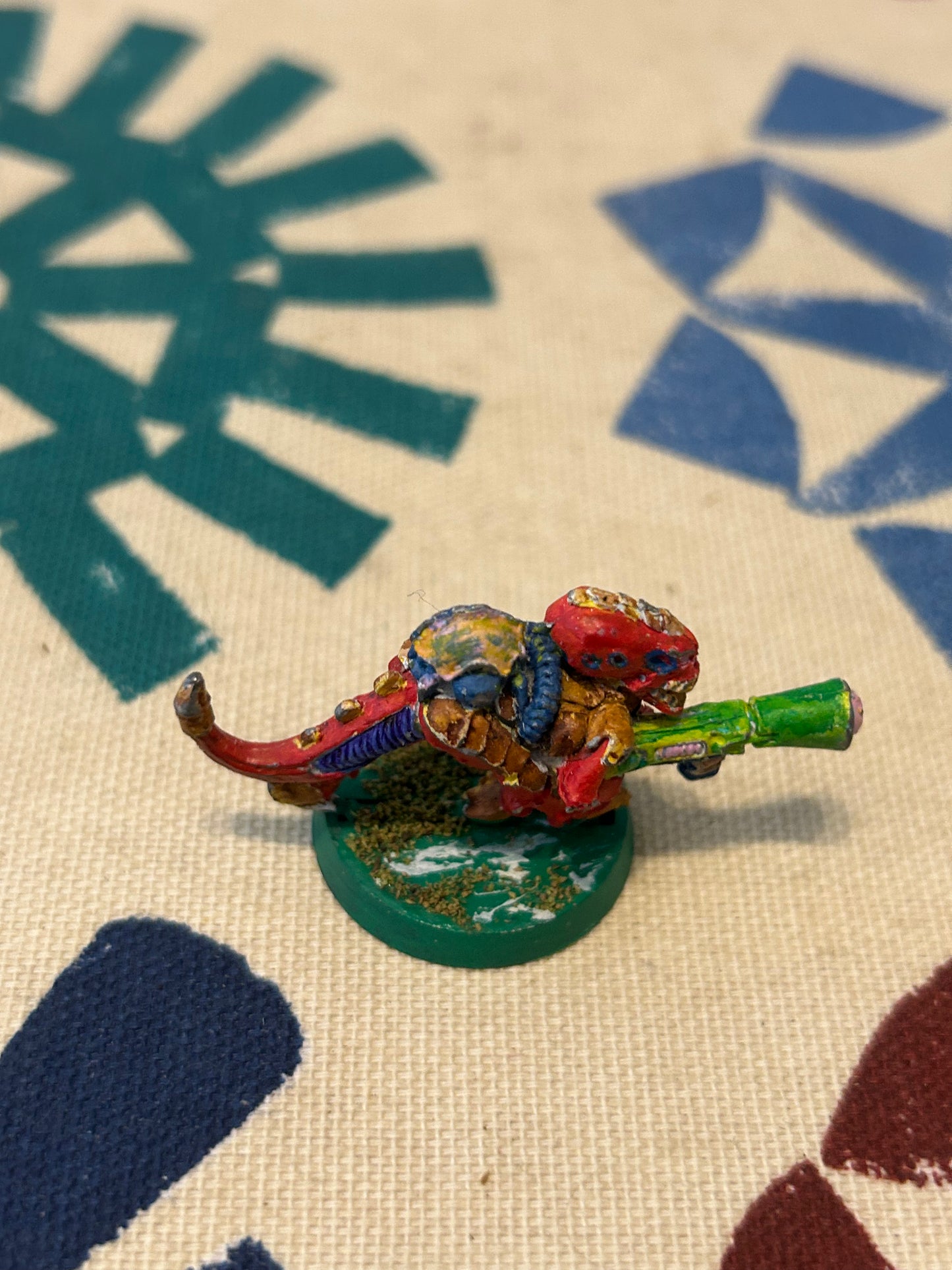 Vintage Warhammer 40k Tyranids 'Termagant With Strangleweb Metal