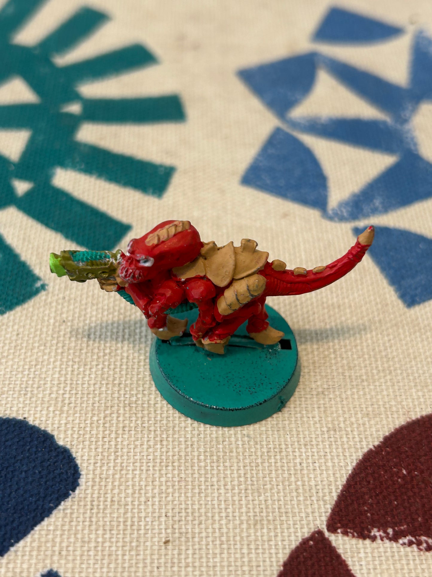 Vintage Warhammer 40k Tyranids Termagant With Fleshborer Metal