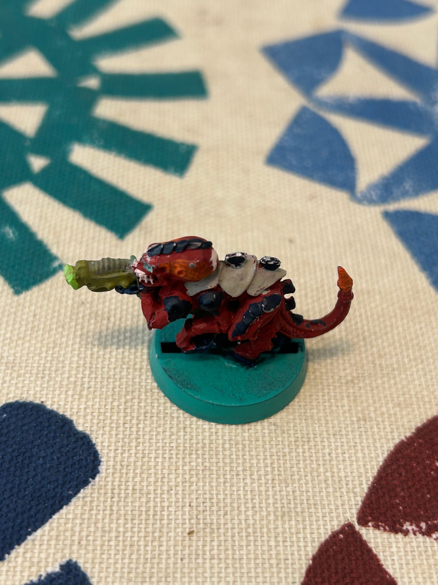 Vintage Warhammer 40k Tyranids Termagant With Fleshborer Metal